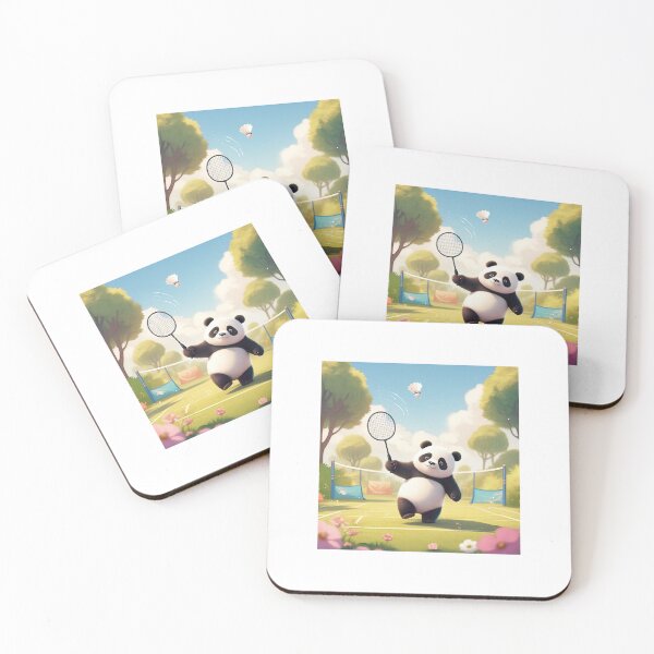 Item preview, Badminton Panda designed and sold by Zen Bearista.
