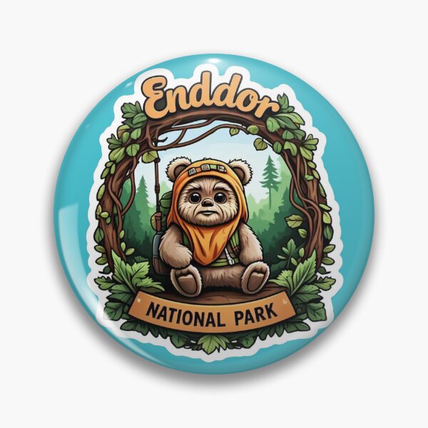 Item preview, Endor National Park Travel Sticker  designed and sold by BankrobberGus.