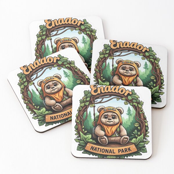 Item preview, Endor National Park Travel Sticker  designed and sold by BankrobberGus.