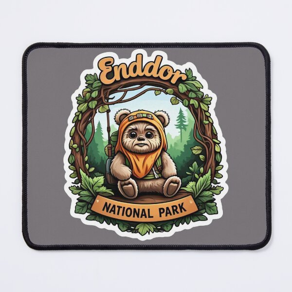 Item preview, Endor National Park Travel Sticker  designed and sold by BankrobberGus.