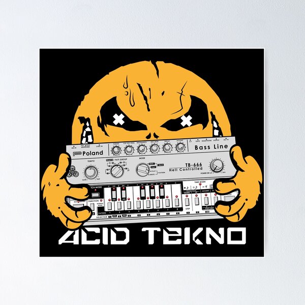 Item preview, acid tekno designed and sold by opticdrift.