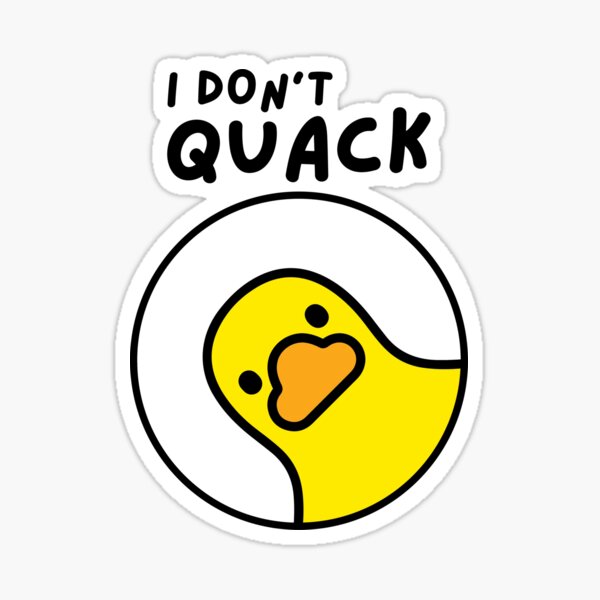 Item preview, Rubber Duck Dont Quack designed and sold by HIISESSOL.