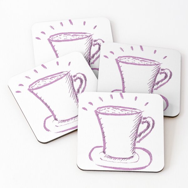 Item preview, Coffee Magic Pink and Black designed and sold by MagentaTwilight.