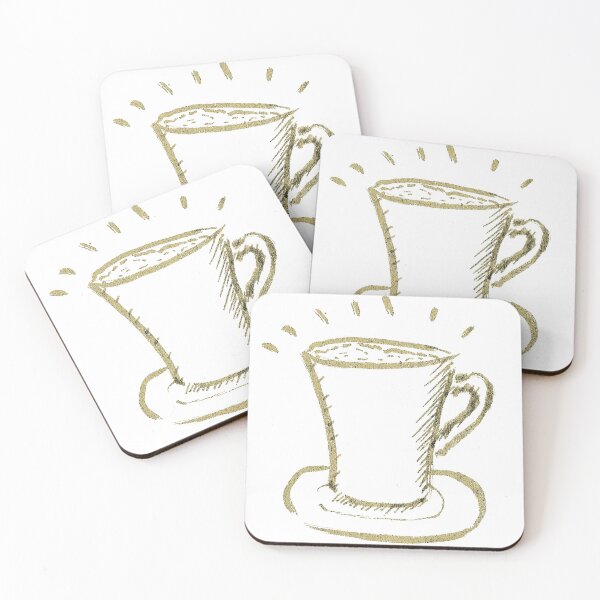 Item preview, Coffee Magic Yellow and Black designed and sold by MagentaTwilight.