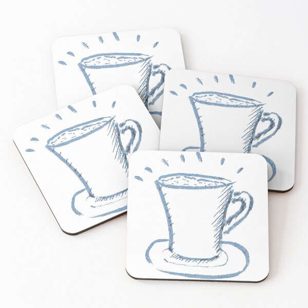 Item preview, Coffee Magic Blue and Black designed and sold by MagentaTwilight.