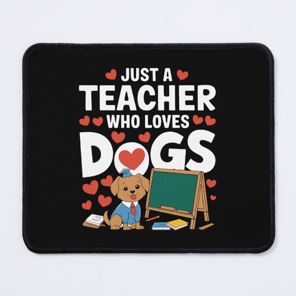 Item preview, Just A Teacher Who Loves Dogs - Cute Teacher Dog Design designed and sold by HanchiArt.