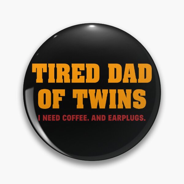 Item preview, Funny Dad - Tired Father of Twins designed and sold by Office Geek Shop.