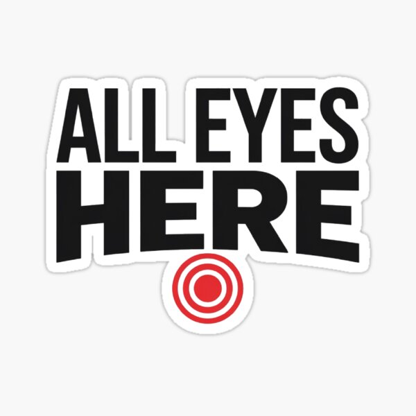 Item preview, All Eyes Here Target Design – Fun Attention-Getting Graphic for Teachers designed and sold by High School Spirit.