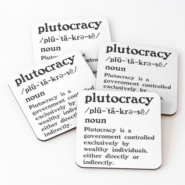 Item preview, The Definition of Plutocracy designed and sold by Unhinged Heather.