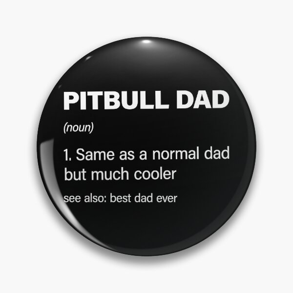 Item preview, Funny Pitbull Dad definition designed and sold by RareBunny.