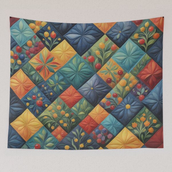Item preview, Colorful Quilting Pattren - Quilting Lover - Funny Quilter designed and sold by Wiss2Arts.