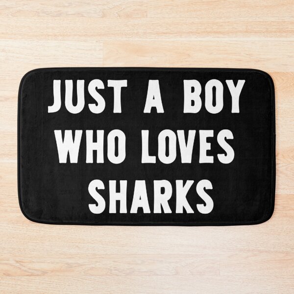 Item preview, Just A Boy Who Loves Sharks Funny Sharks Lover designed and sold by RareBunny.