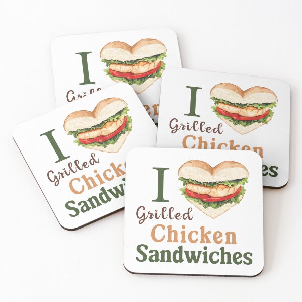 Item preview, I Love Grilled Chicken Sandwiches designed and sold by DigitalToast.