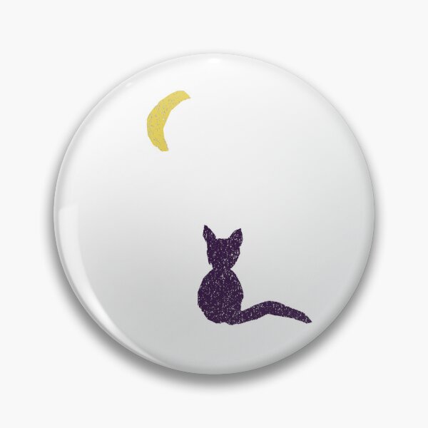 Item preview, Kitty with the Moon cut out designed and sold by MagentaTwilight.