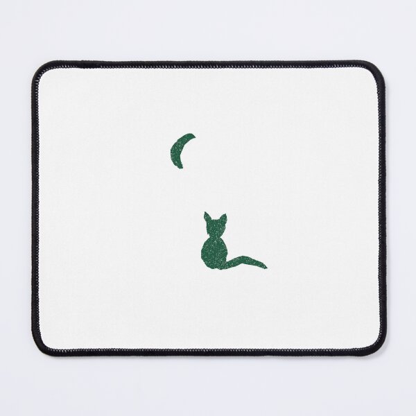 Item preview, Kitty with the Moon cut out bottle green designed and sold by MagentaTwilight.