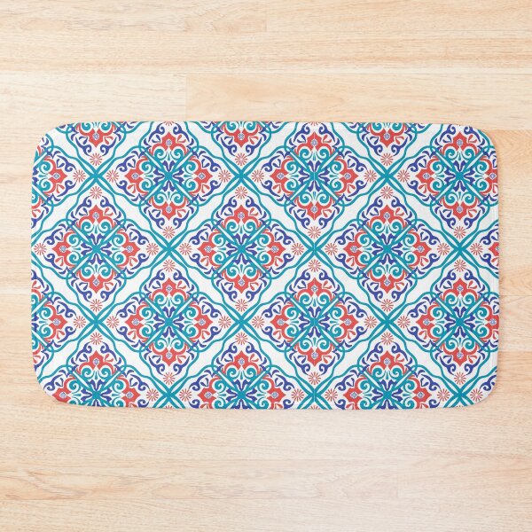 Item preview, Great damask Turkish tiles and Spanish pottery pattern. designed and sold by RIYA SIRI.