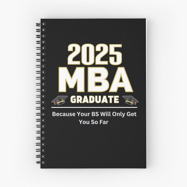 Item preview, Class of 2025 MBA Graduation T-Shirt Gift designed and sold by R&BApparel.