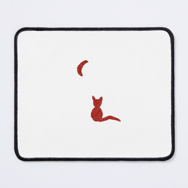 Item preview, Kitty with the Moon cut out red designed and sold by MagentaTwilight.