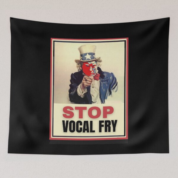 Item preview, Stop Vocal Fry Trump Uncle Sam designed and sold by Flirt-Teez.