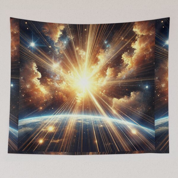 Item preview, "Let There Be Light" – The Birth of Illumination Verse: Genesis 1:3 (KJV) designed and sold by Meta2Physical.