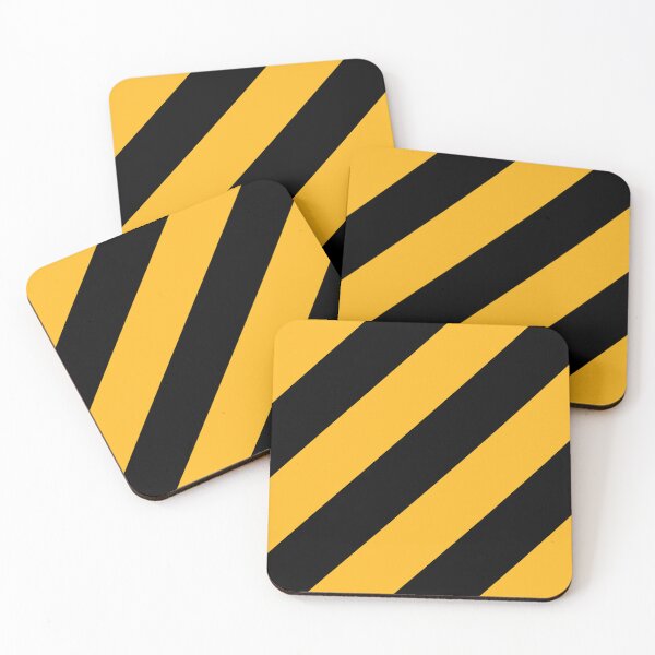 Item preview, Black caution designed and sold by FLATVAC STICKER.