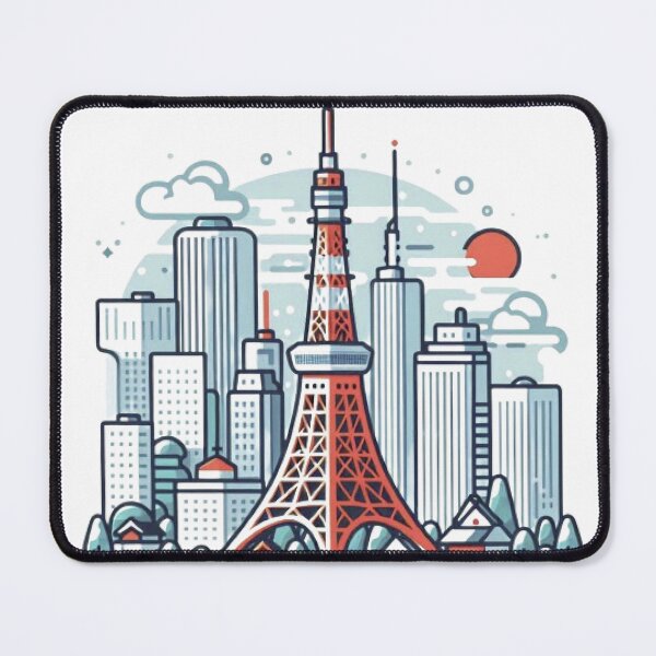 Item preview, Tokyo Tower designed and sold by FLATVAC STICKER.