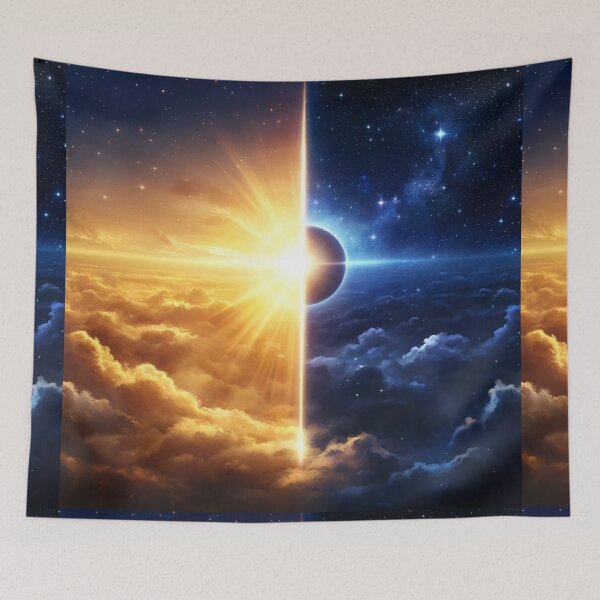Item preview, "And the Evening and the Morning Were the First Day" Verse: Genesis 1:5 (KJV) designed and sold by Meta2Physical.
