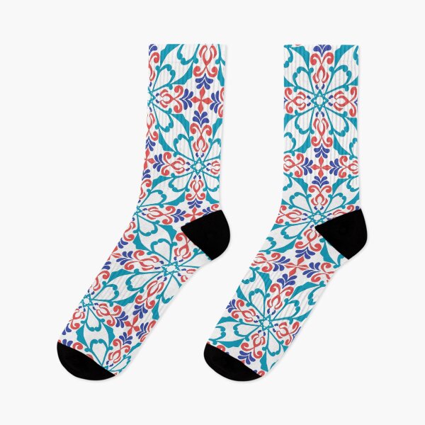 Item preview, Damask Turkish tiles and Spanish pottery pattern. designed and sold by RIYA SIRI.