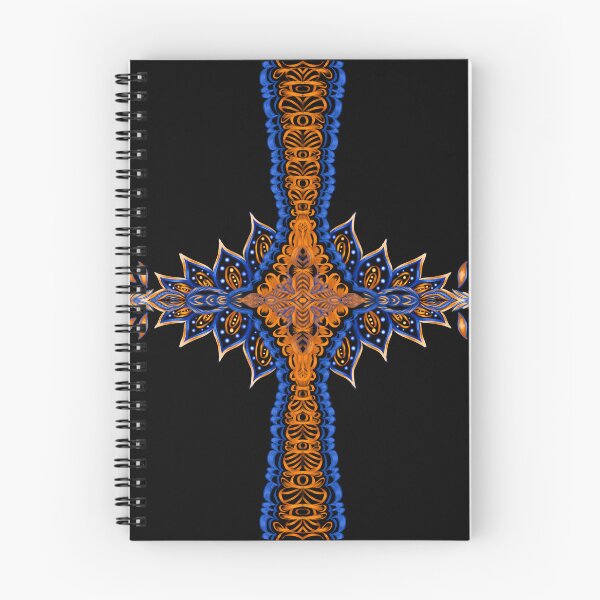 Item preview, Mandala azul y naranja designed and sold by AOHstudios.