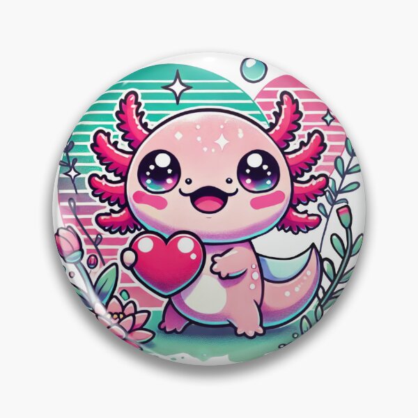 Aperçu de l'œuvre L'amour et le bonheur de l'axolotl créée et vendue par JonelleTshirts.