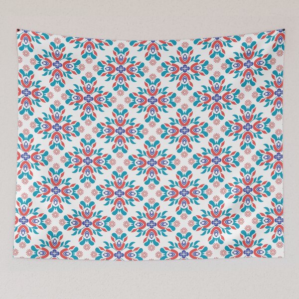 Item preview, Damask Turkish tiles and Spanish pottery pattern. designed and sold by RIYA SIRI.