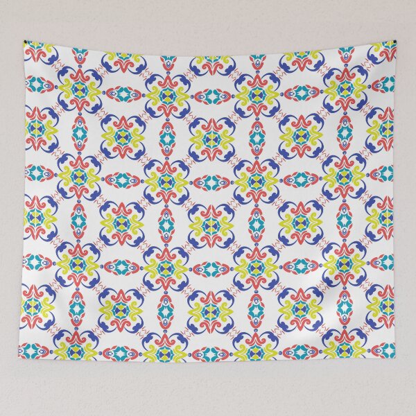 Item preview,  Great damask Turkish tiles and Spanish pottery pattern. designed and sold by RIYA SIRI.