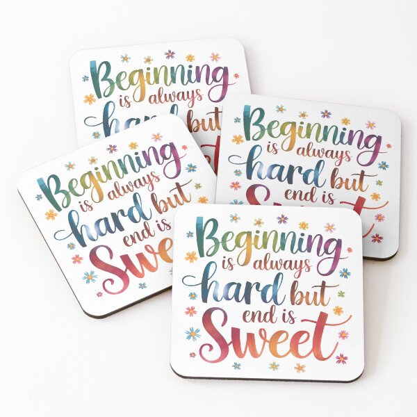 Item preview, Beginning is always hard  designed and sold by nimmitrends.