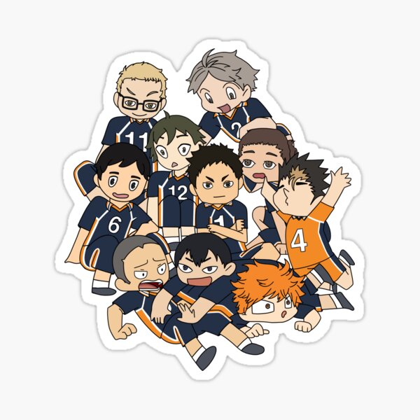 Item preview, Volleyball anime designed and sold by Noodly Doodles.
