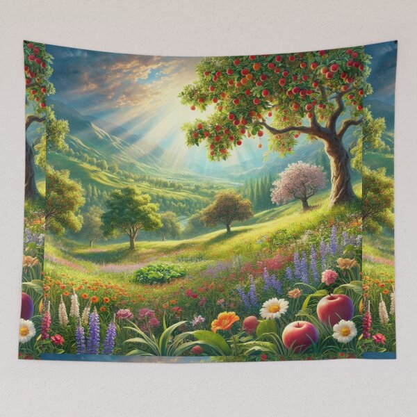 Item preview, "And the Earth Brought Forth Grass" – The Flourishing of Creation Verse: Genesis 1:12 (KJV) designed and sold by Meta2Physical.