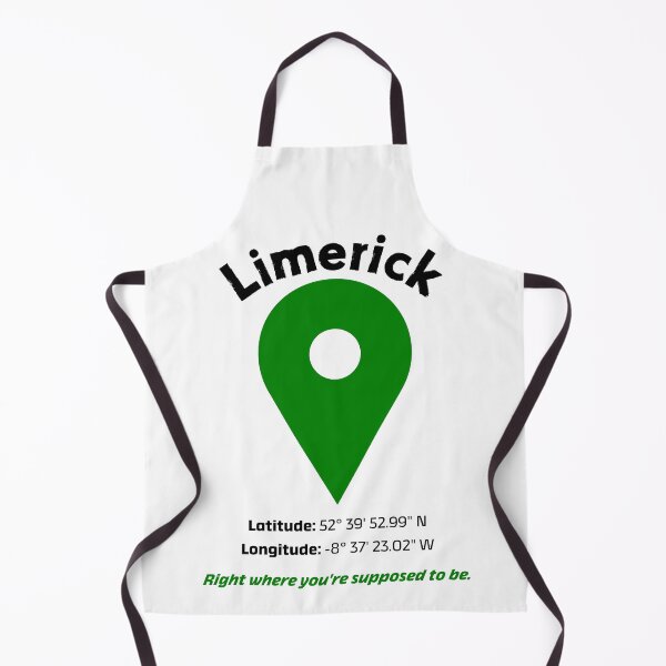 Item preview, Limerick Ireland Coordinates Minimalist Design designed and sold by Traloch O'Laoi.
