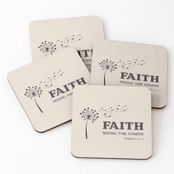 Item preview, Faith, Seeing the Unseen.  Hebrews 11 verse 1 with Dandelion Graphic designed and sold by simplydesignart.