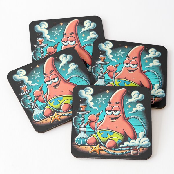 Item preview, Patrick Star smoking hookah designed and sold by q10mark.