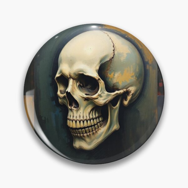 Item preview, surreal skull designed and sold by blankshirt.