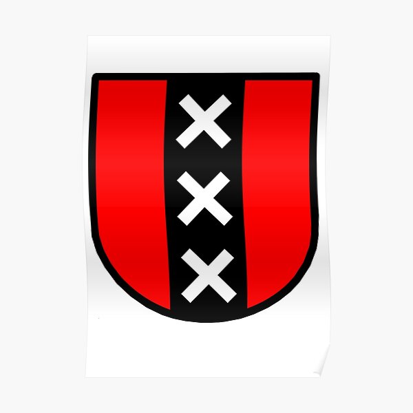 "amsterdam triple xxx holland Netherlands" Poster for Sale by