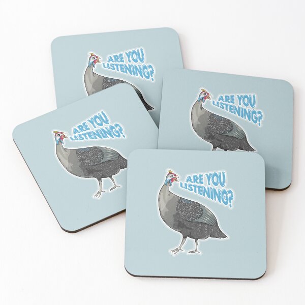 Item preview, Guinea foul Noisy bird designed and sold by piedaydesigns.