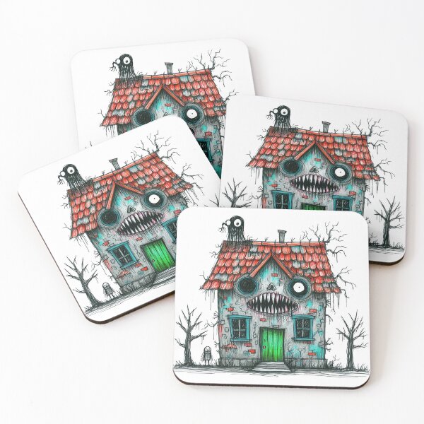 Item preview, happy monster house drawing designed and sold by digilabs.