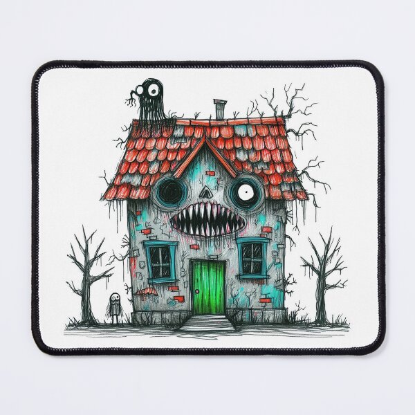 Item preview, happy monster house drawing designed and sold by digilabs.