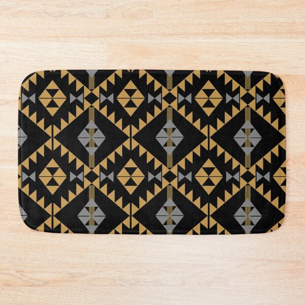 Item preview, Simple yellow and black native American or Navajo pattern. designed and sold by RIYA SIRI.