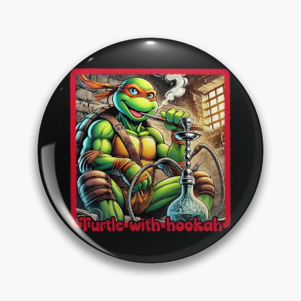 Item preview, Turtle with hookah designed and sold by q10mark.