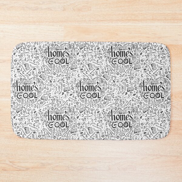 Item preview, Home's Cool Heart BW Pattern designed and sold by Art by Amy Herman.