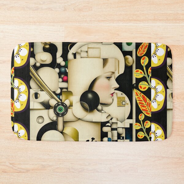 Item preview, Futurist Muse Woman Abstract designed and sold by Molly's Gone Mad .