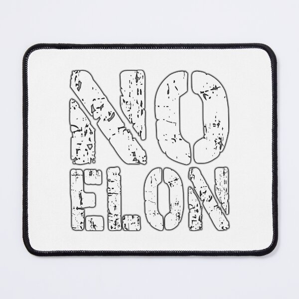 Item preview, NO ELON! anti elon, no elon musk, no musk, Anti-Elon Musk Bumper Decal For elon musk haters! white designed and sold by ramwebroom.