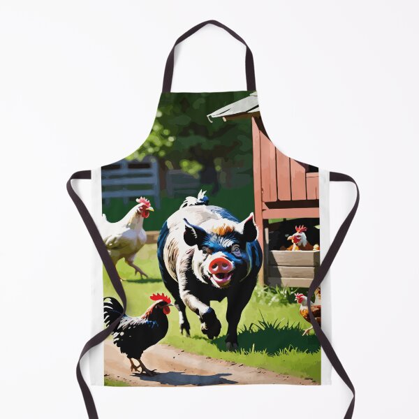 Item preview, The mischievous pig and the chicken's commotion. designed and sold by Whose-sweat.
