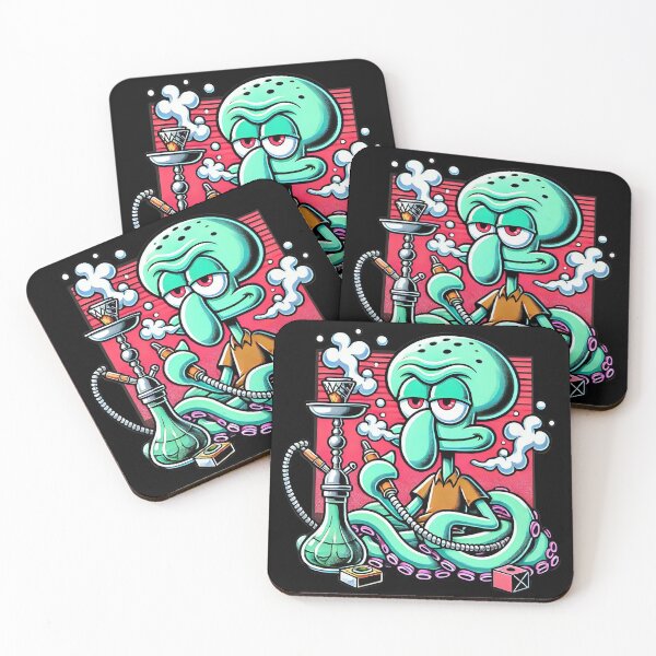 Item preview, Squidward Tentacles Smoking hookah designed and sold by q10mark.